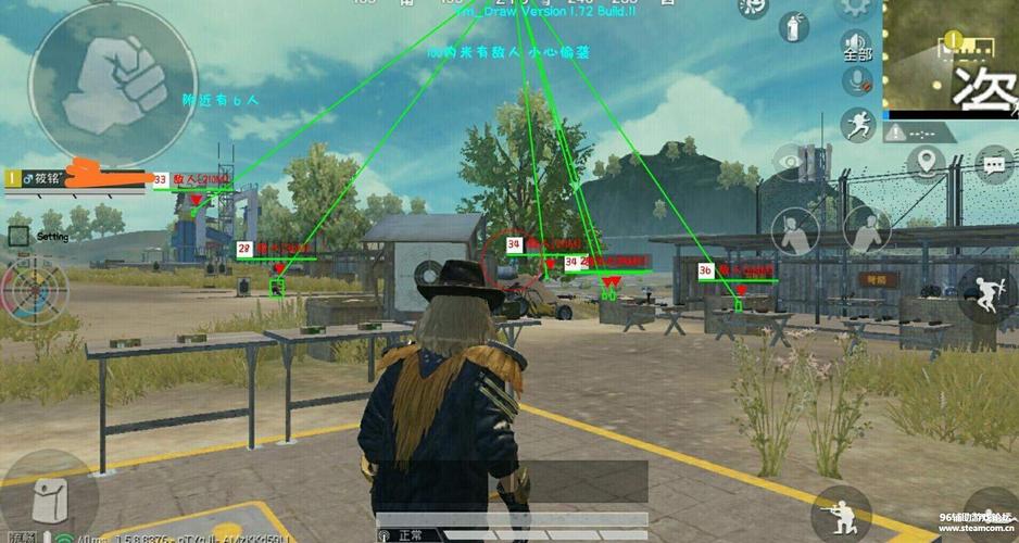 和平精英外挂【啊零直装V1.0】人物绘制透视 掩体子弹追踪 预判自瞄扫车  内透人物上色 全部枪械美化